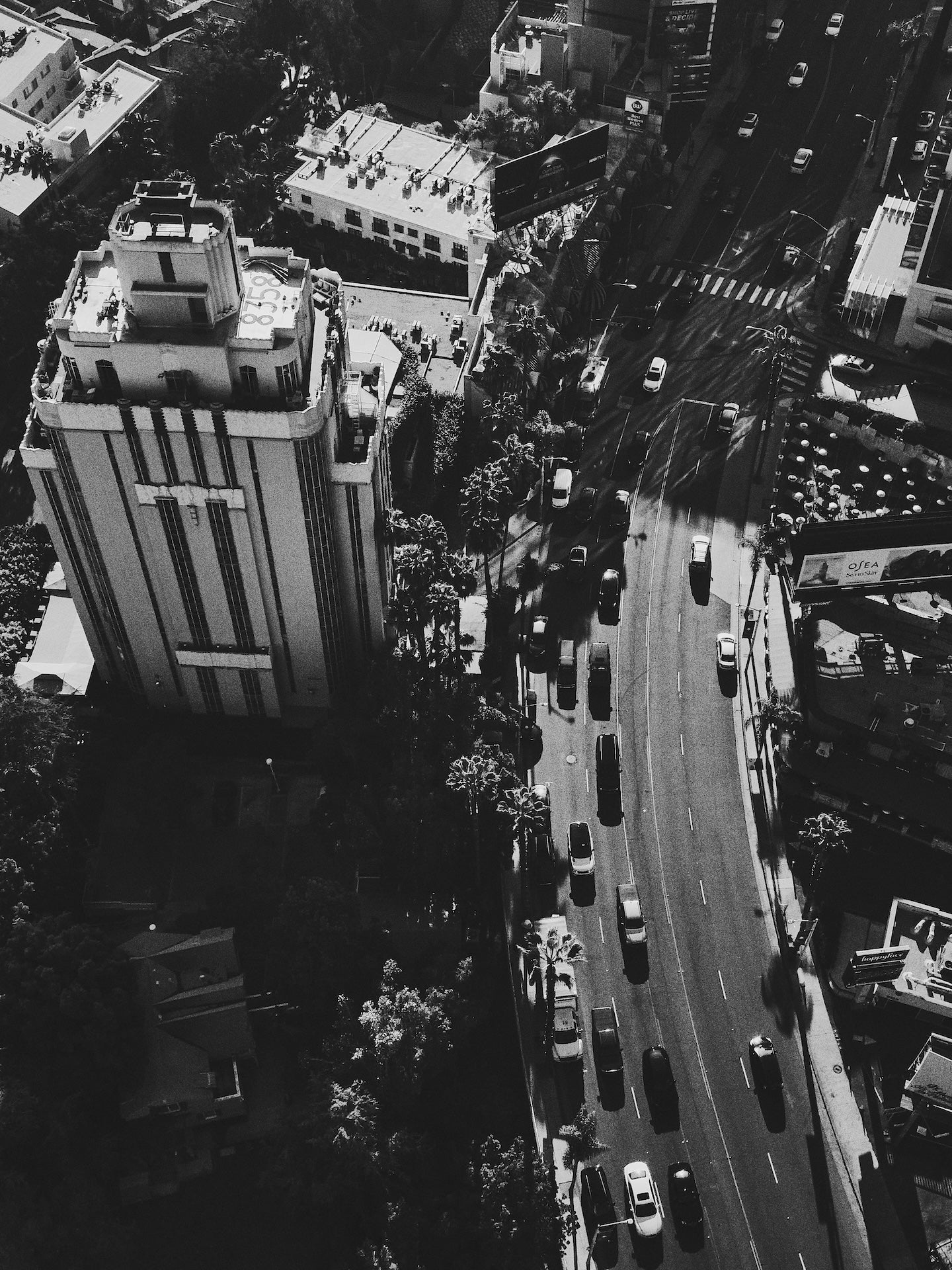 Sunset Tower B&W